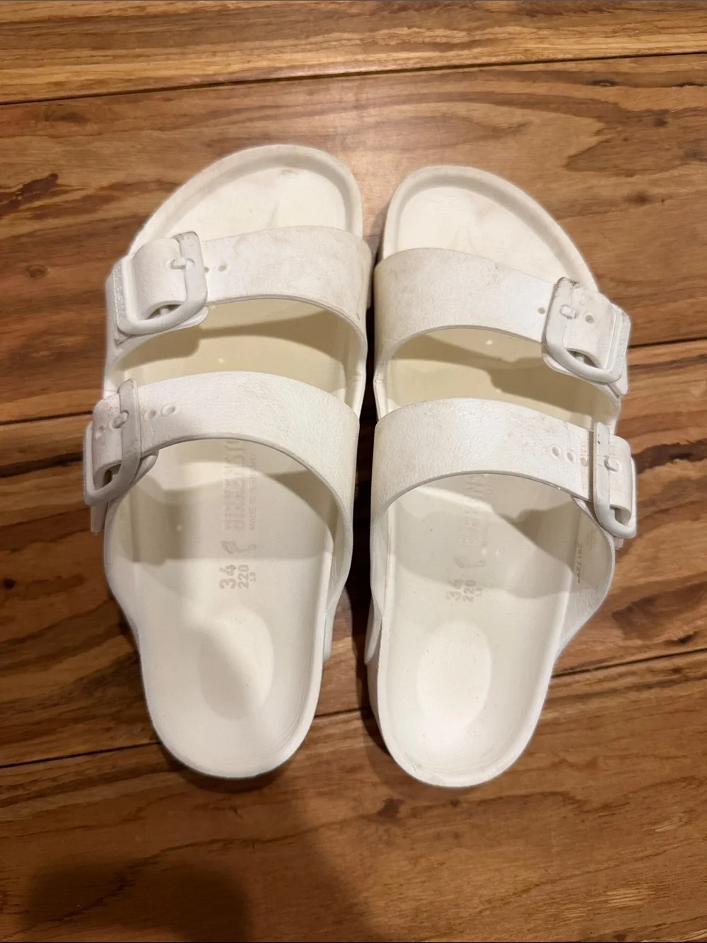 Kids white Birkenstock sandals Eva style